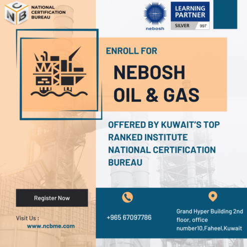 Enroll for NEBOSH Oil & gas