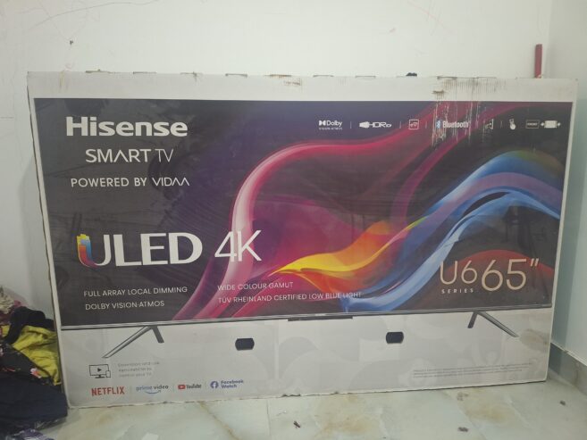 65″ Hisense ULED 4K TV- Throw away price at Fahaheel, Block 10