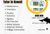 Math and Physics Tutor for American and British Schools College University in kuwait