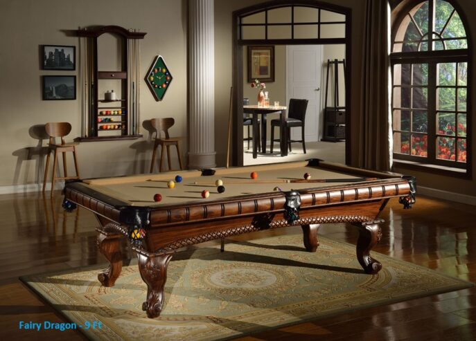 Billiard Tables (9ft And 8ft) Starting Price 850-1000KD W/