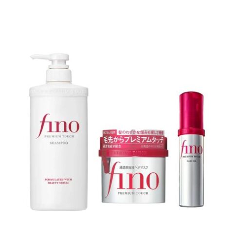 Special Bundle Offer Shiseido Fino Premium Touch Shampoo + Hair Mask + Hair Oil