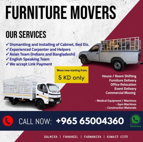 Furniture Movers Lowest Price