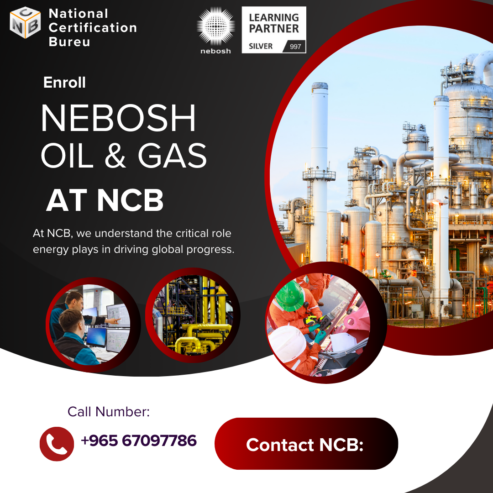 Enroll for NEBOSH Oil & Gas at NCB