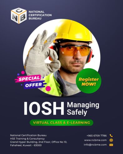 Enroll for IOSH MS at NCB