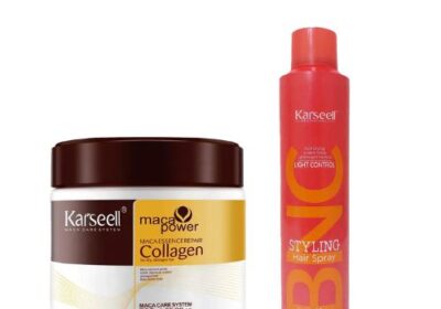 Karseell-Collagen-Hair-Mask-and-BNC-Hair-Styling-Spray-Bundle