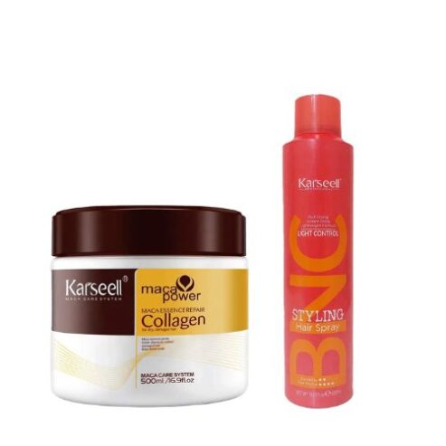 Karseell Collagen Hair Mask and BNC Hair Styling Spray bundle