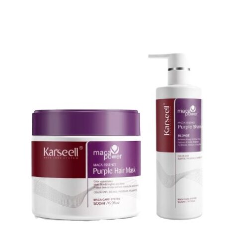 Special Bundle Offer Karseell Maca Purple Shampoo Blonde and Purple Hair Mask