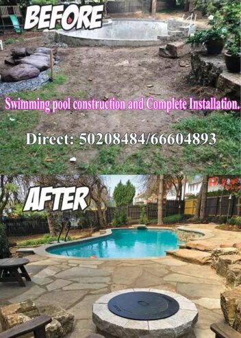 Pool Constructions Cleaning and Maintenance Works