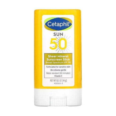 Cetaphil Sheer Mineral Sunscreen Stick Broad Spectrum SPF 50