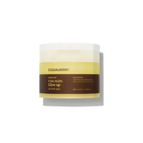 EQQUALBERRY Bouncy Day Collagen Glow Up Gel Toner Pads