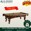 Starting price from 650KWD, Grab today our best Billiard Table.