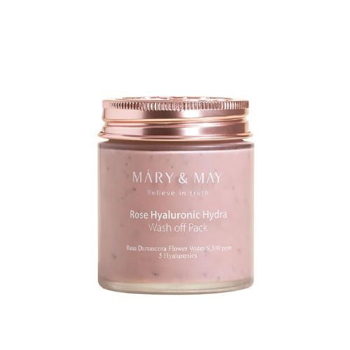 Mary & May Vegan Rose Hyaluronic Hydra Wash Off Pack