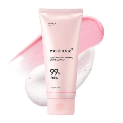Medicube PDRN Pink Niacinamide Whip Cleanser