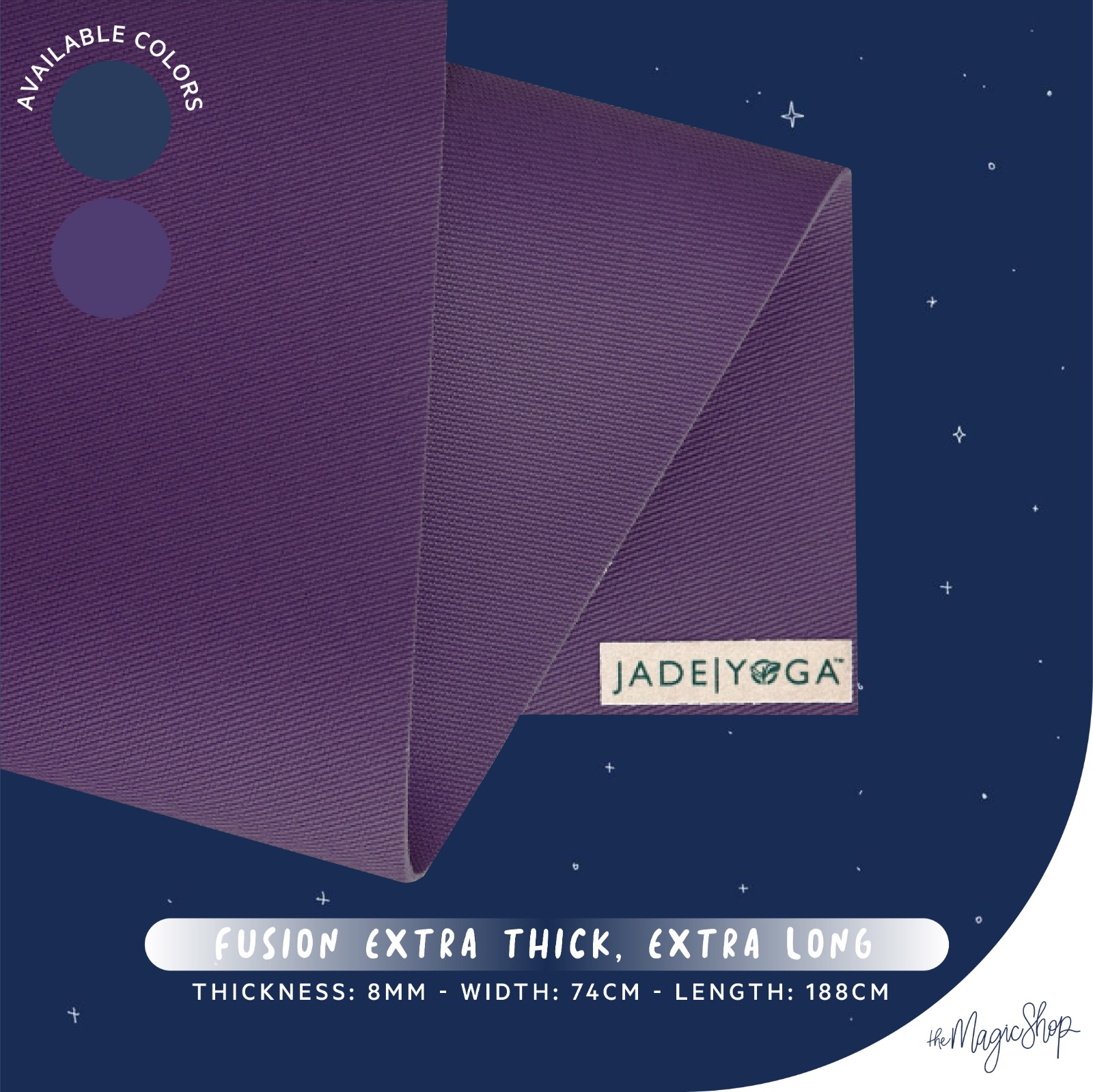 Jade yoga mat FUSION