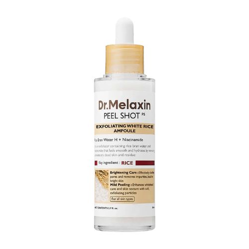 Dr.Melaxin Peel Shot Exfoliating White Rice Ampoule