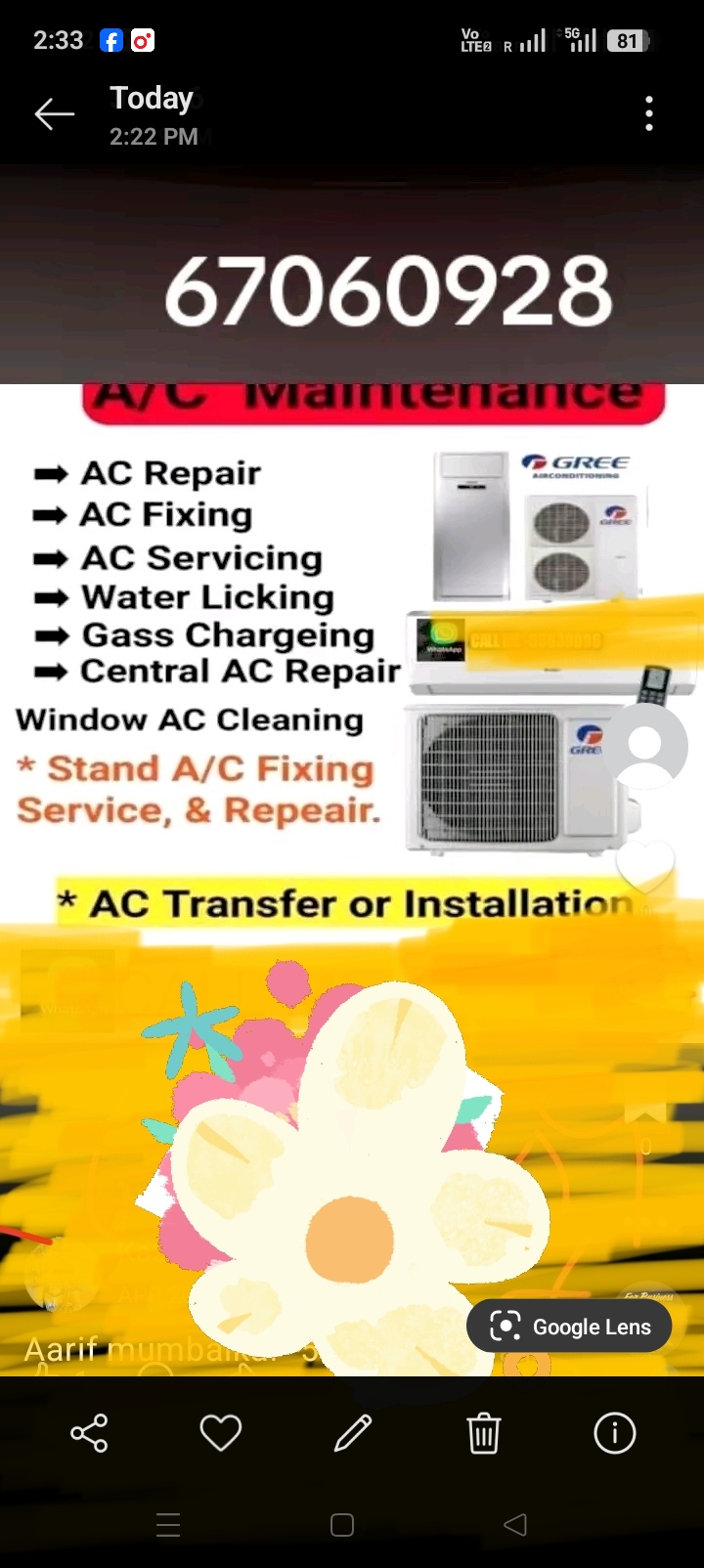 Ac repair and service available