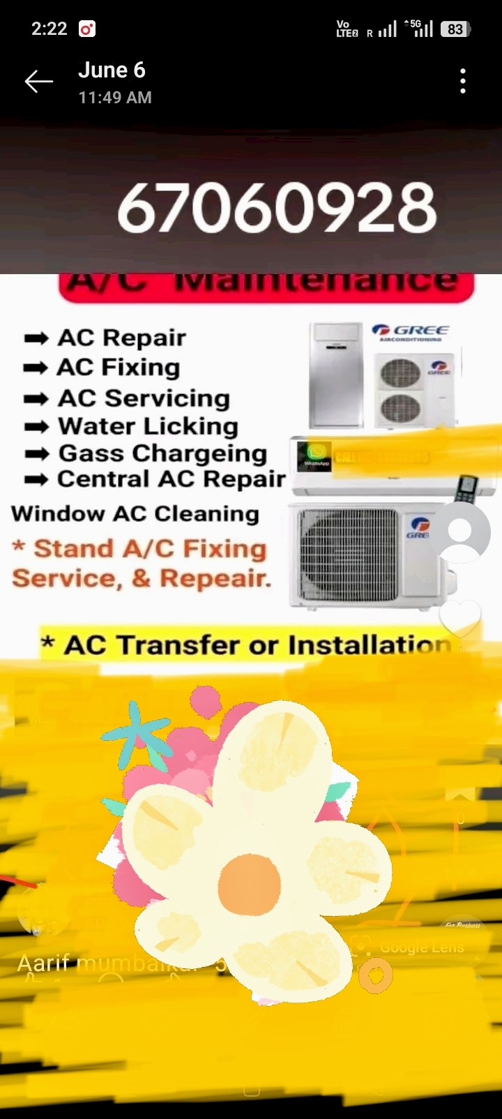 Ac repair and service available